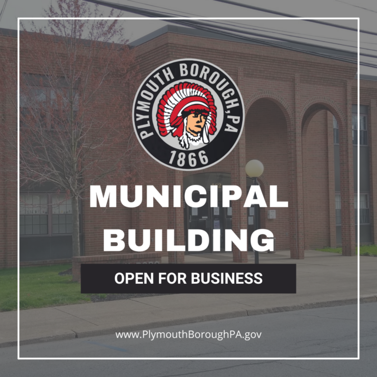 Municipal Building Open for Business